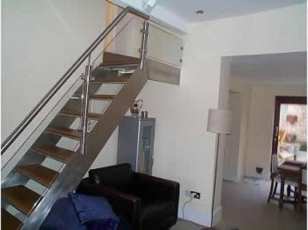 stainless steel staircase